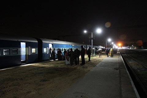 Arriving at Kanyakumari early in the morning