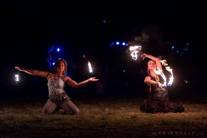 Emmanuellé Gomez, , Yaolina Kay, West End Fire Festival, Brisbane