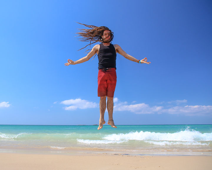 Hughie, The Beach, Island Vibe Festival 2018, Stradbroke Island