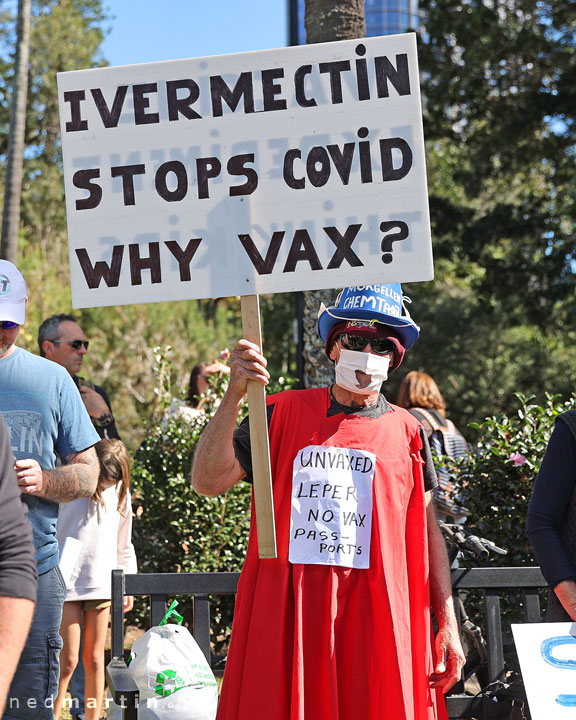 Freedom Rally, Brisbane Botanic Gardens