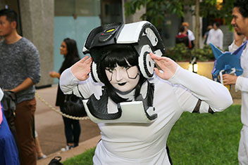 Cosplayers at Brisbane Neon Pop 2016