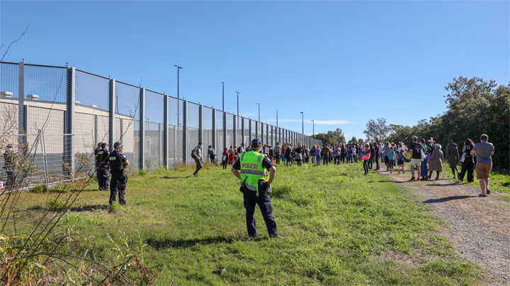 Rally at BITA: 8 Years No Freedom, Brisbane Immigration Transit Accommodation Centre