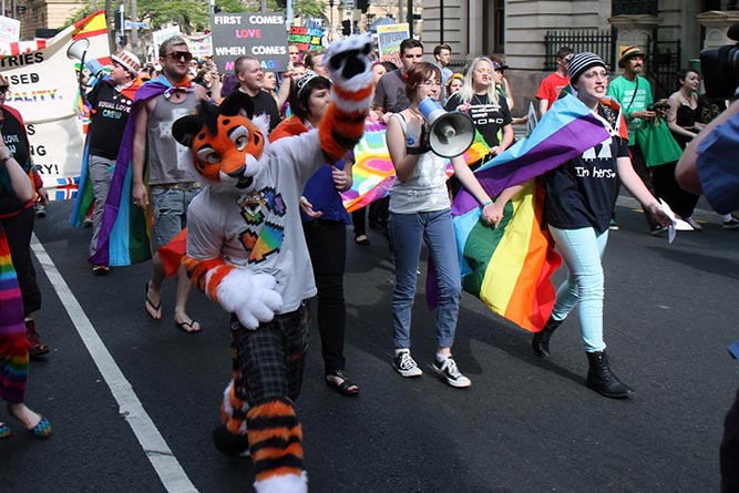 Brisbane Rally for Gay Marriage