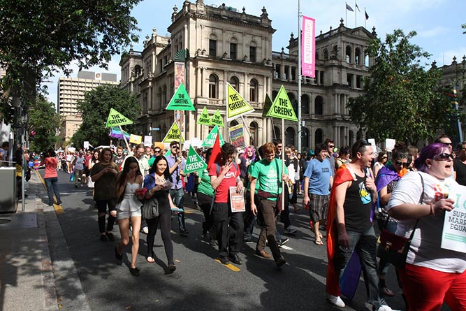 Brisbane Rally for Gay Marriage