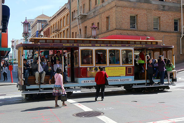 A tram