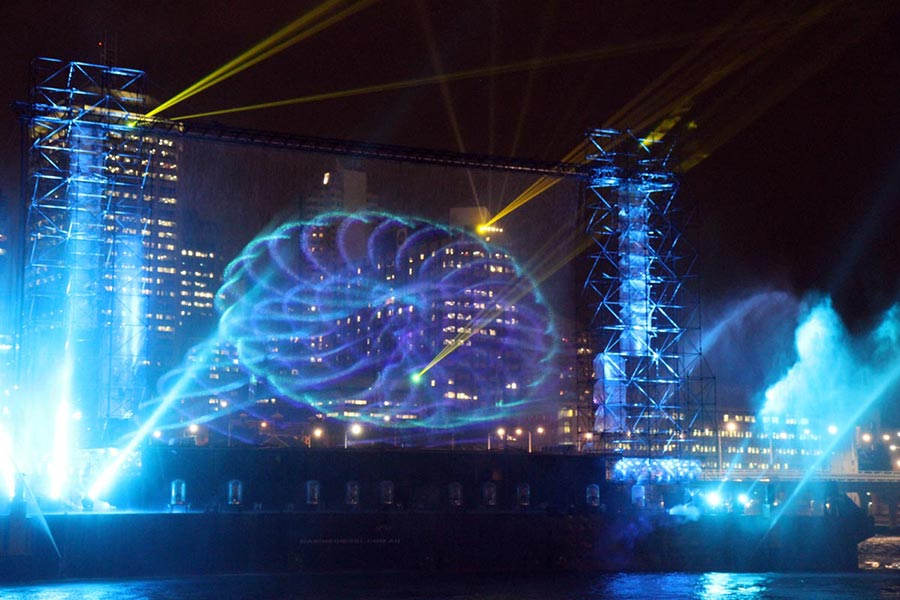 Santos GLNG “City of Lights”