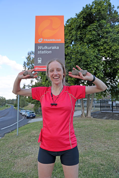 Bronwen, Wulkuraka Railway Station, Brisbane Valley Rail Trail