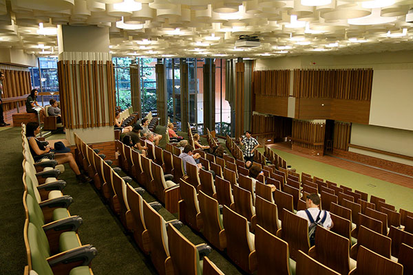 A lecture theatre at the Translational Research Institute