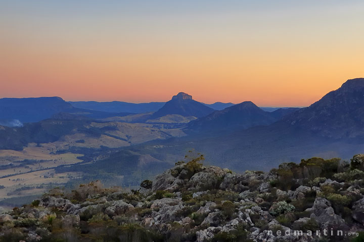 Sunset from Mt Maroon