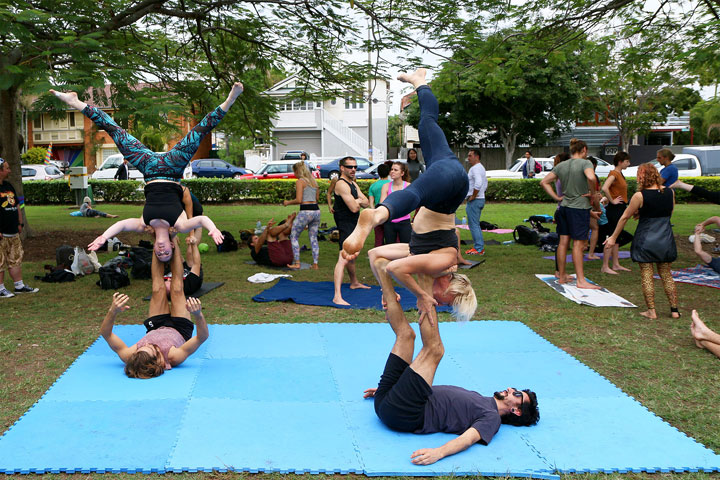 The Great Acro Exchange at New Farm Park