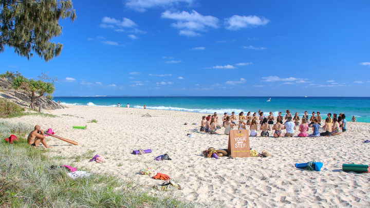 Yoga with Stef, Island Vibe Festival 2018, Stradbroke Island