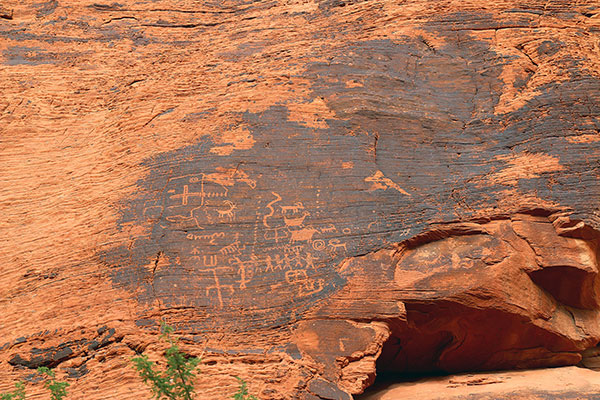 Petroglyphs in the Valley of Fire
