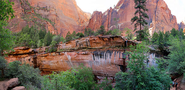 Rock faces in Zion National Park