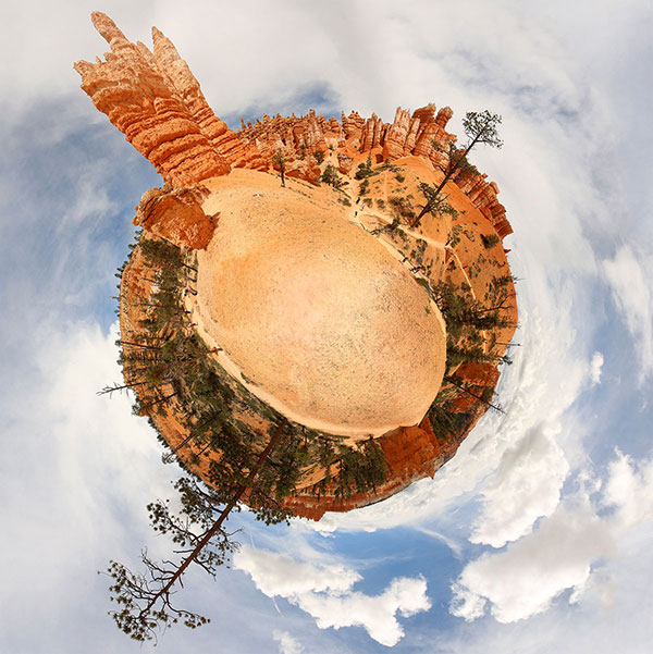 Another “little planet” from nearby