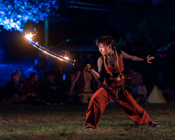 Monae Power, West End Fire Festival, Brisbane