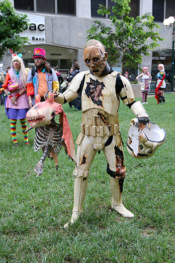 Cosplayers at Brisbane Neon Pop 2016