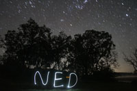 My first ever attempt at light painting, Pittsworth