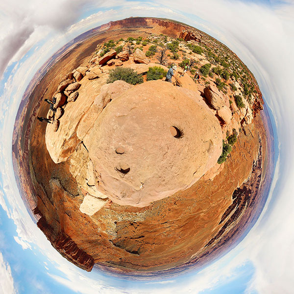 Another “little planet” of the canyons