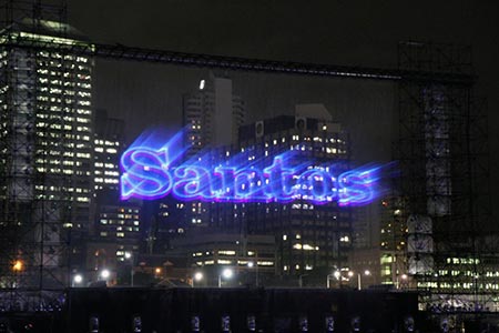 Santos GLNG “City of Lights”