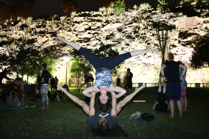 Pot Luck & Acro at Kangaroo Point