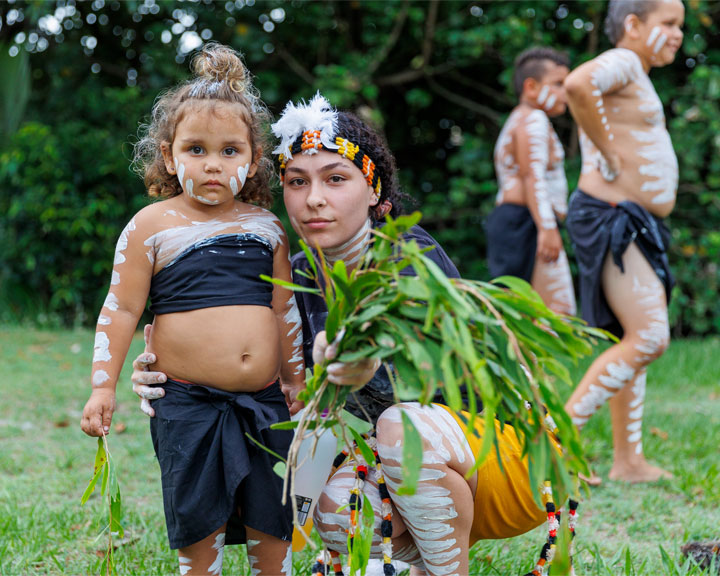 Quandamooka Dancers, Micro Island Vibe Festival, Stradbroke Island