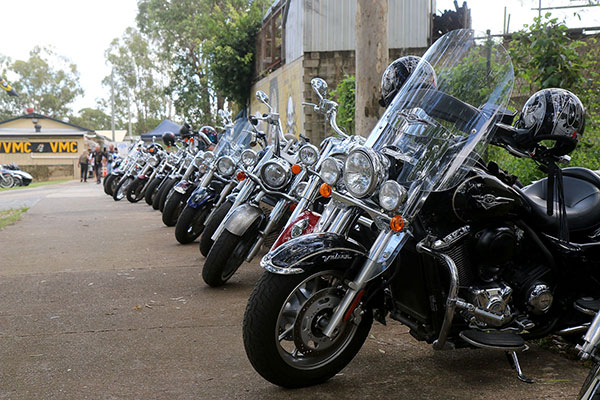 Another row of motorbikes
