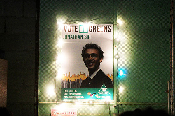 Jonathan Sri has his name up in lights
