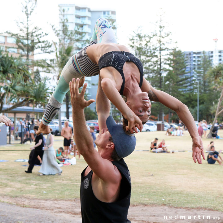 Chase Erbacher & Anicia Touraine Andersson at Justins Park, Burleigh Heads