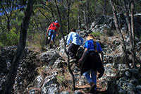 Walking to the top of Flinder’s Peak