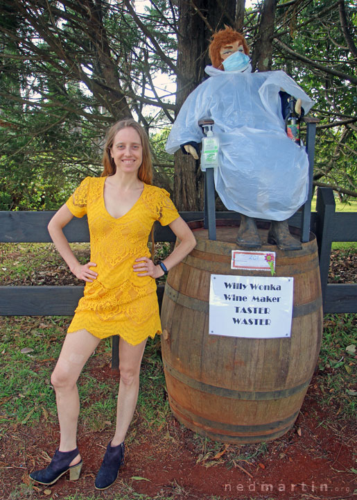 Bronwen at the Tamborine Mountain Scarecrow Festival