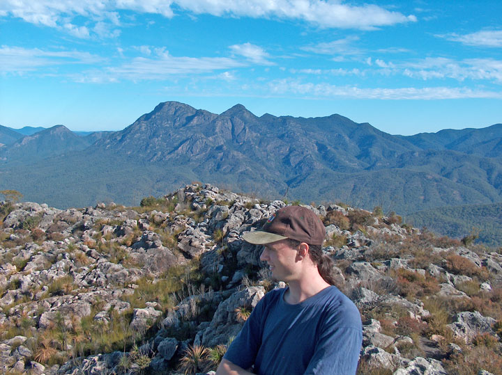 Ned on Mt Maroon