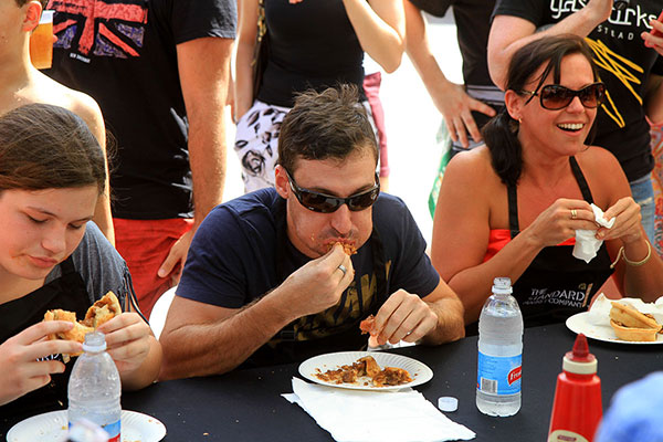 The pie eating competition