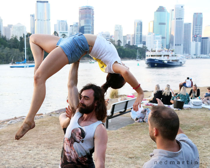 Sophia's Birthday Play Day, Kangaroo Point Cliffs, Brisbane