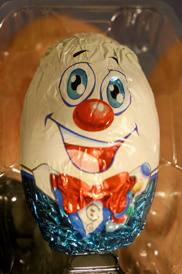 Our Easter Egg. I shall call him Harold.