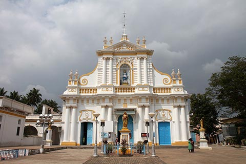 A church in Pondicherry