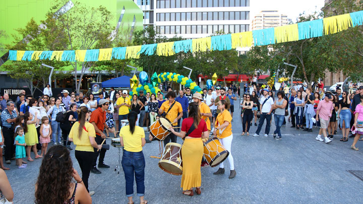 Brazilian Independence Day, Reddacliff Place, Brisbane