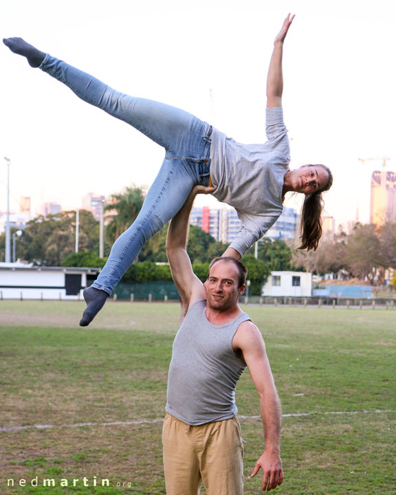 Acro at Davies Park, West End