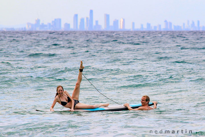 Bronwen Fairbairn & Aram Madigan at Rainbow Bay