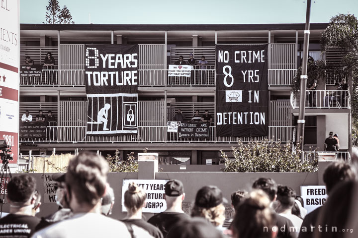 Mass Community Rally: 7 Years Too Long #FreeTheKP120, Kangaroo Point