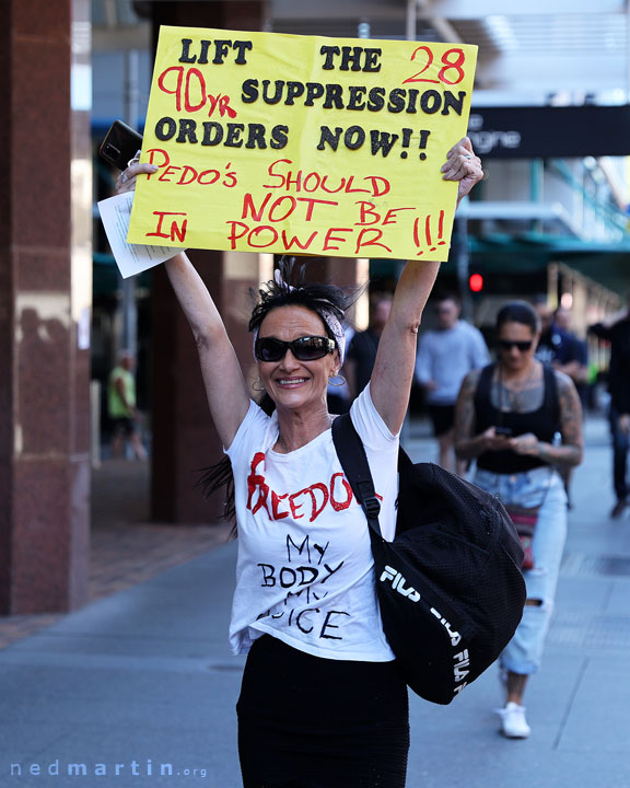 Freedom Rally, Brisbane Botanic Gardens