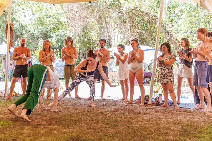 Capoeira with Flo, Micro Island Vibe Festival, Stradbroke Island