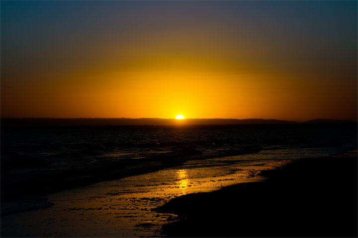 Sunset at Red Beach, Bribie Island