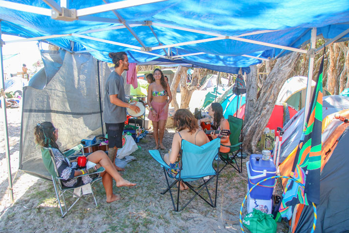 Adder Rock Camping, Island Vibe Festival 2018, Stradbroke Island