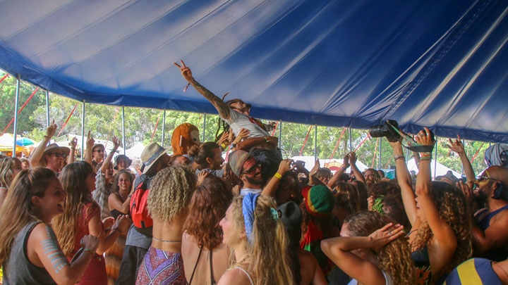 Big Top – Kimmy N Krew, Island Vibe Festival 2018, Stradbroke Island