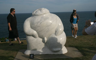 A penis, Sculpture by the Sea