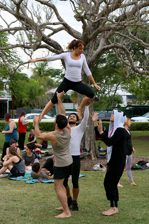 The Great Acro Exchange at New Farm Park