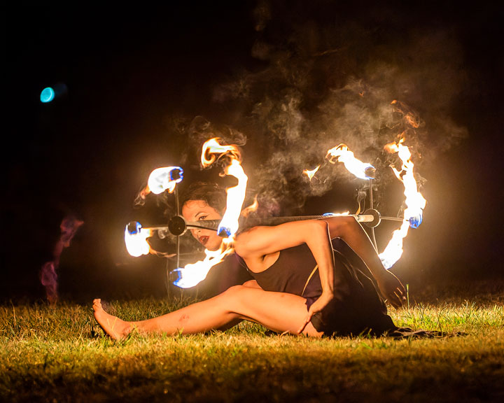 Alexandria Lowther, West End Fire Festival, Brisbane