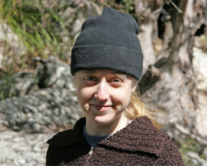 Bronwen at Upper Portals, Mt Barney