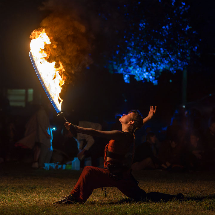 Monae Power, West End Fire Festival, Brisbane