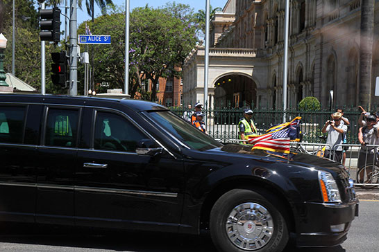 Obama’s limousine, “The Beast”